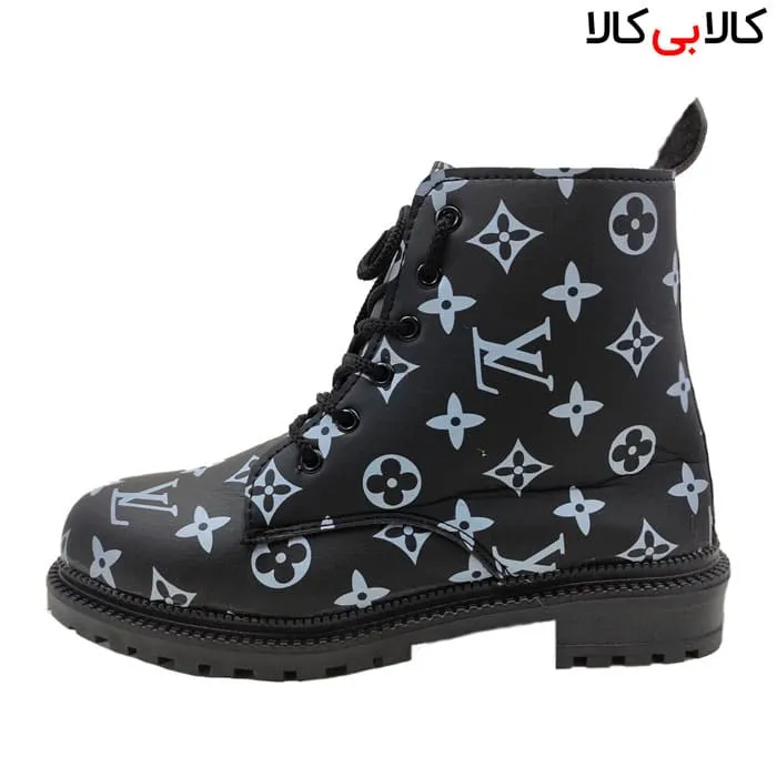 نیم بوت زنانه مشکی مدل LV-2850
