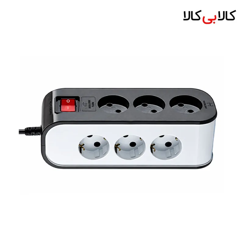 رابط برق 3 خانه پارت الکتریک مدل 5142 کابل 1.8 متر ارتدار
