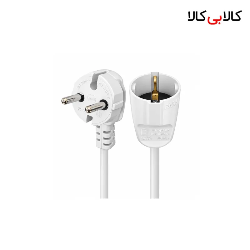 کابل رابط برق نر و ماده فرحان الکتریک طول ۱۰ متر