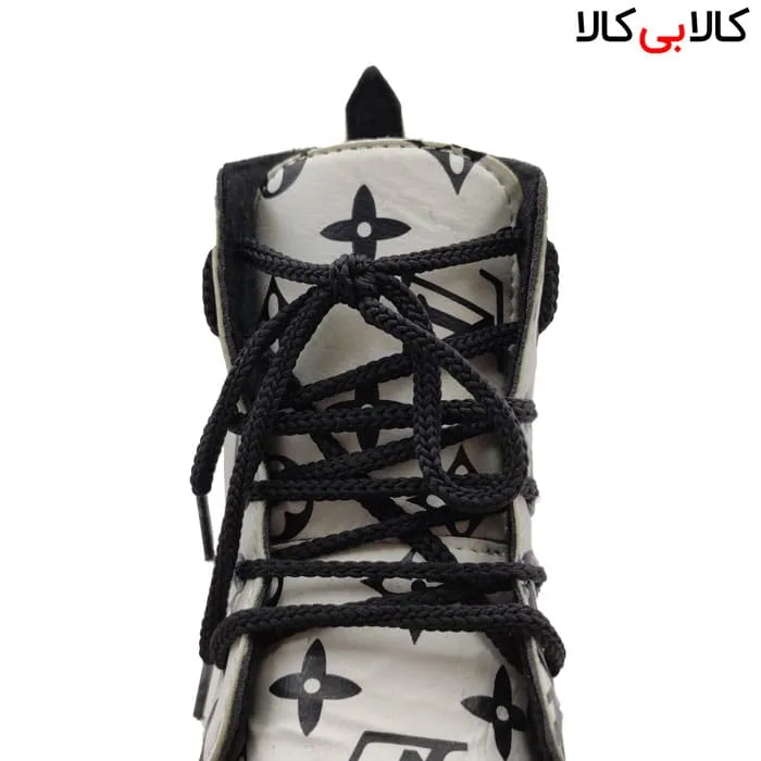نیم بوت زنانه سفید مدل LV-2850