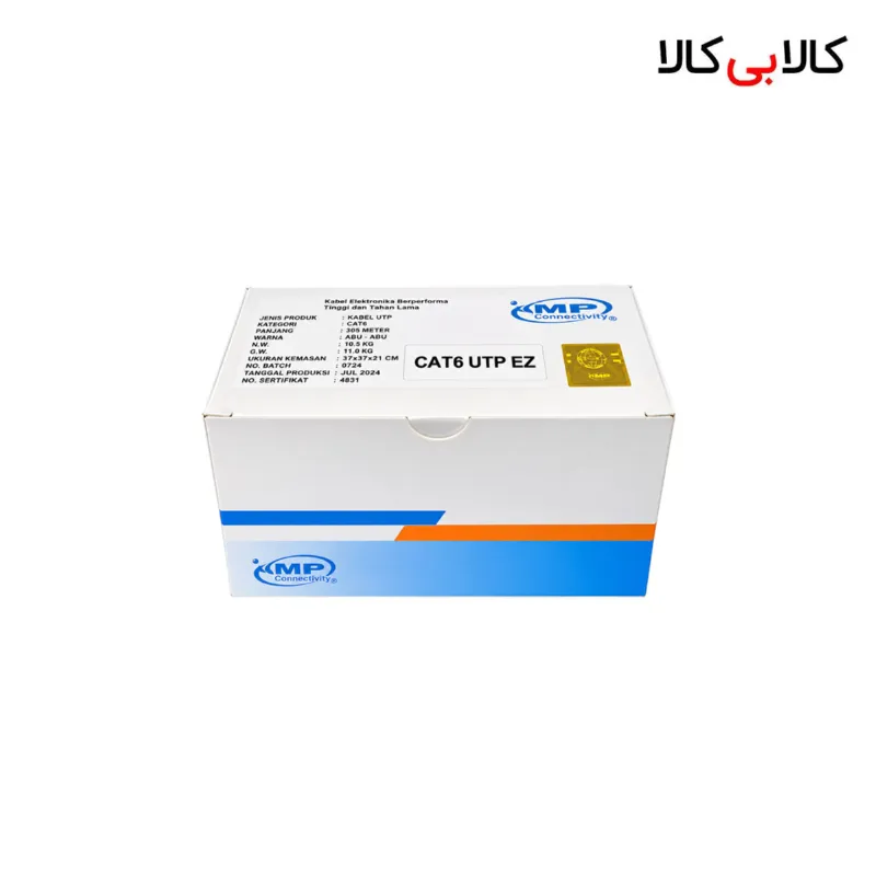 سوکت (کانکتور) شبکه AMP (KMP) مدل CAT6 UTP EZ