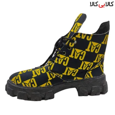 نیم بوت زنانه زرد مدل Cat-2733