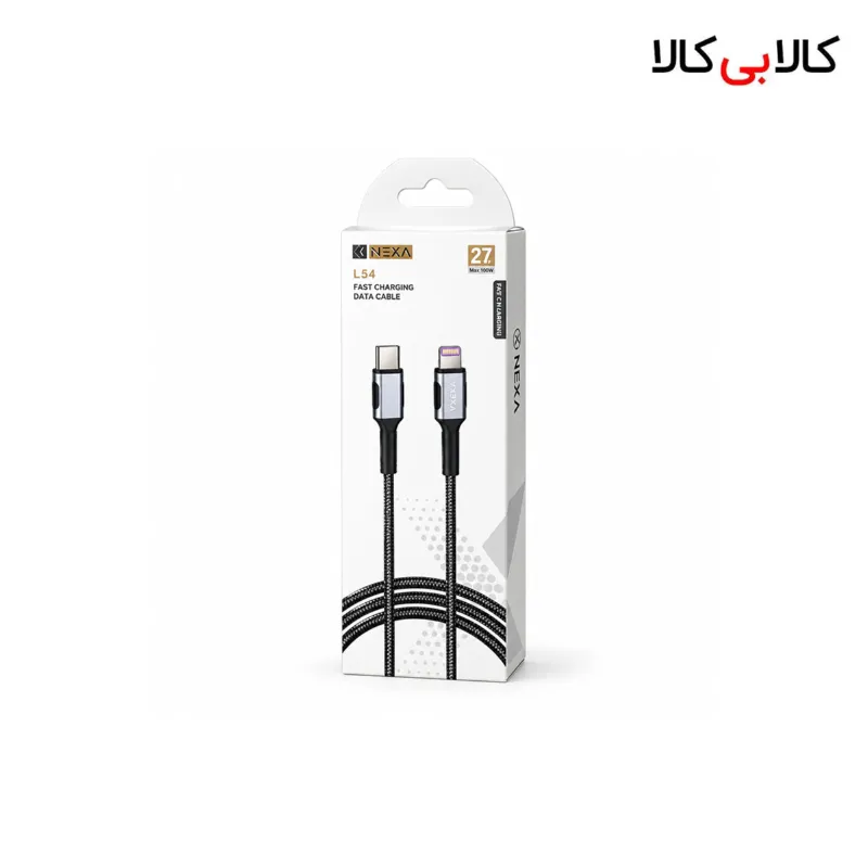 کابل تایپ سی به لایتنینگ نكسا 27 وات مدل Nexa L54 طول 1 متر