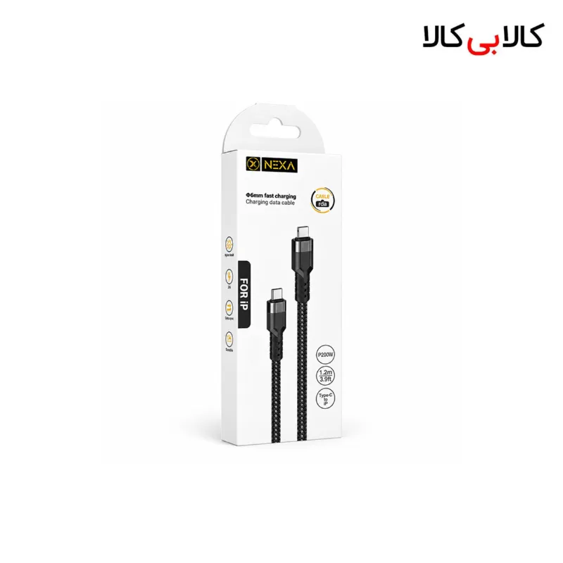 کابل تایپ سی به لایتنینگ 20 وات نكسا مدل Nexa L50 طول 1.2 متر