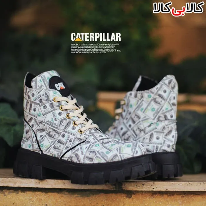 نیم بوت زنانه طرح دلار مدل Cat-2733