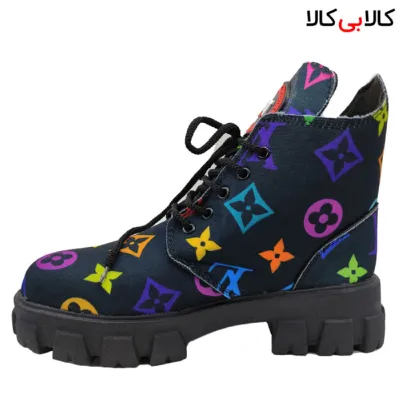 نیم بوت زنانه طرح دار مدل Cat-2733