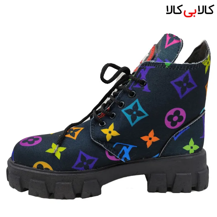 نیم بوت زنانه طرح دار مدل Cat-2733