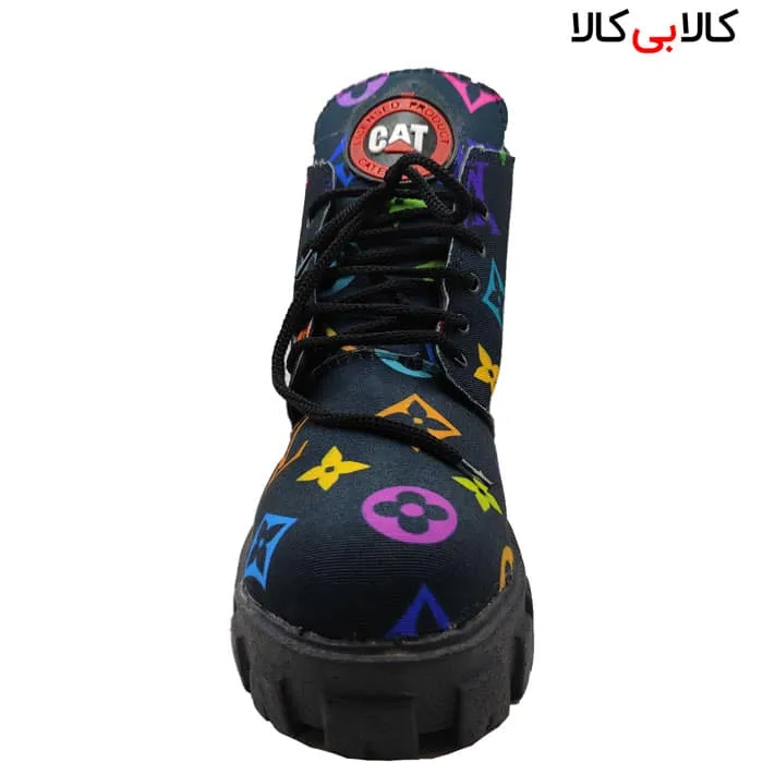 نیم بوت زنانه طرح دار مدل Cat-2733