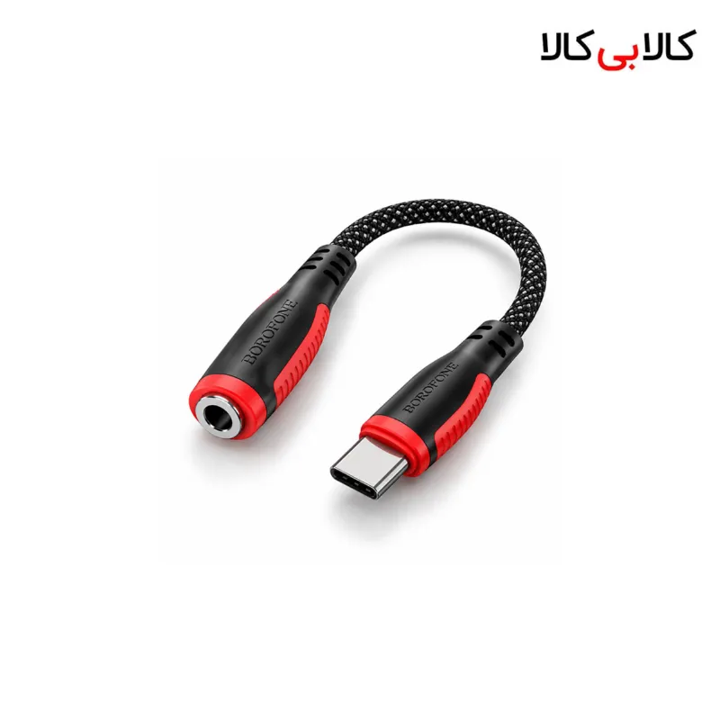 کابل تبدیل Type-C به جک 3.5 میلیمتری (AUX) بروفون مدل BV17