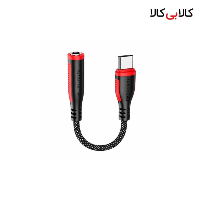 کابل تبدیل Type-C به جک 3.5 میلیمتری (AUX) بروفون مدل BV17