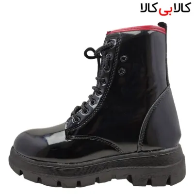 نیم بوت زنانه طرح ورنی مدل 3344