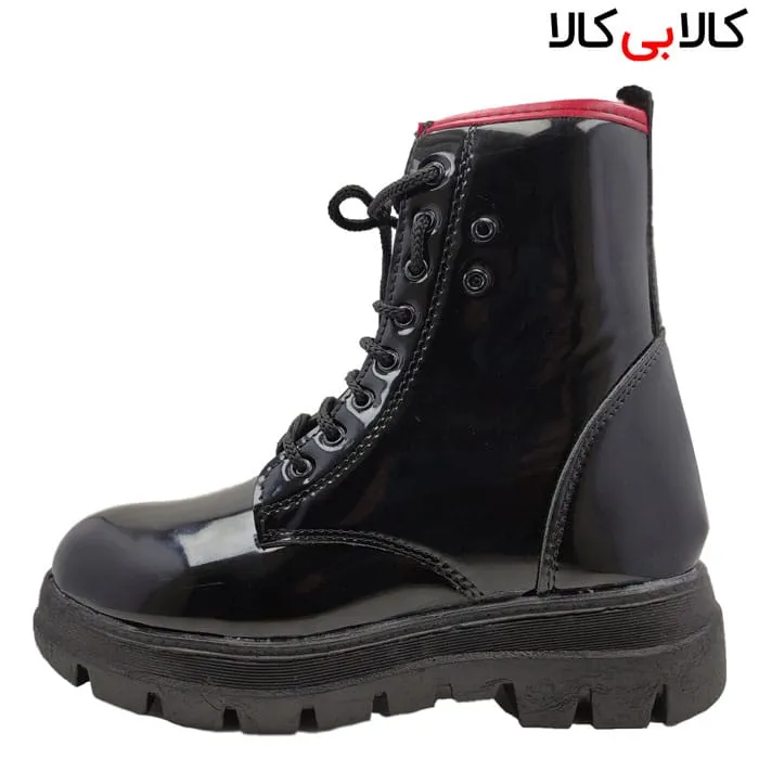 نیم بوت زنانه طرح ورنی مدل 3344