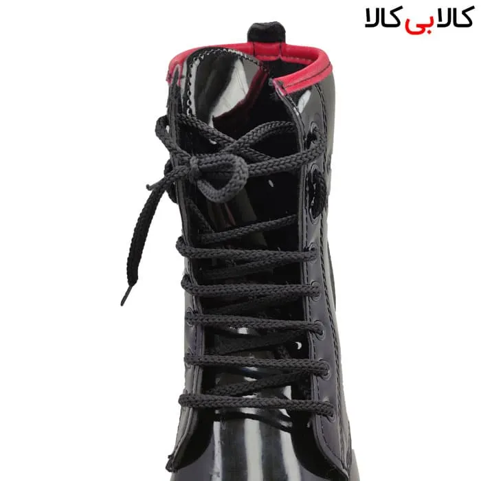 نیم بوت زنانه طرح ورنی مدل 3344