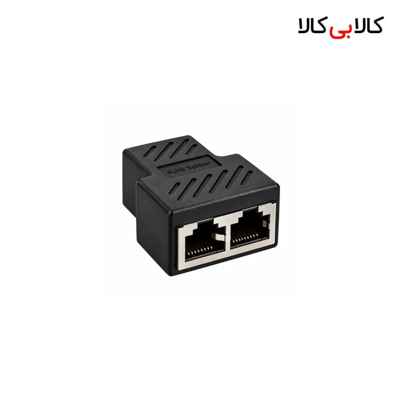 تبدیل 1 به 2 کابل شبکه RJ45 مشکی