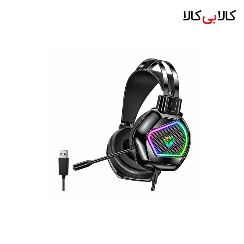 هدست گیمینگ سیم دار G601 با صدای 7.1 کاناله و نورپردازی RGB