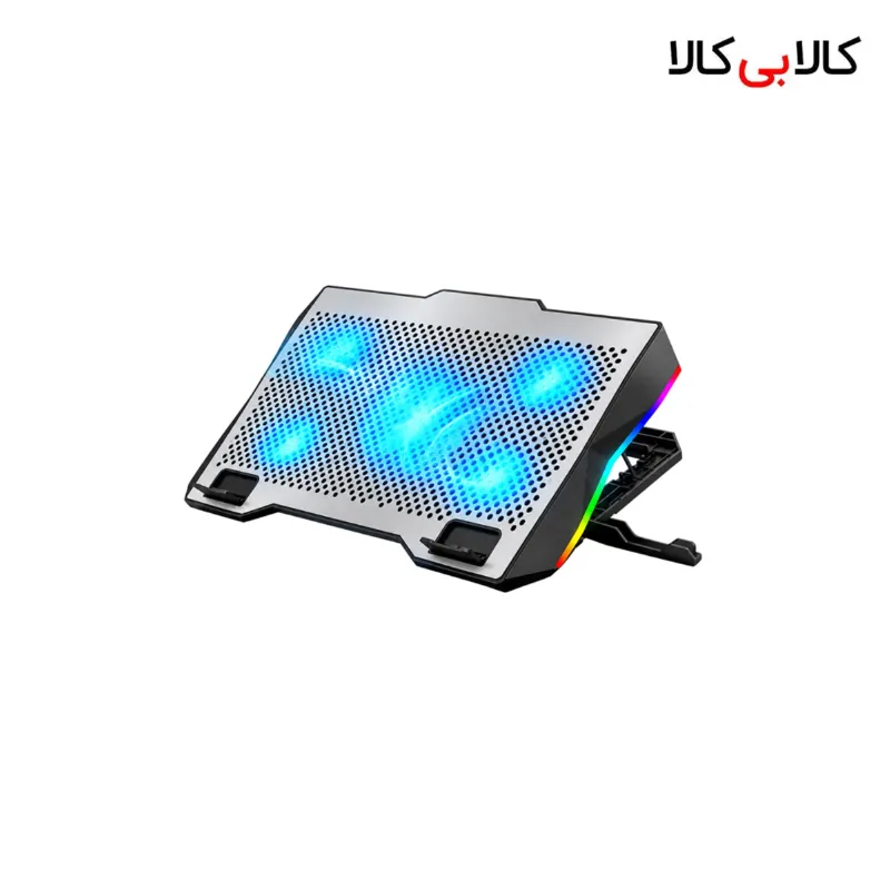 پایه خنک کننده لپ تاپ ۵ فن BAYBEL RGB مدل F-62