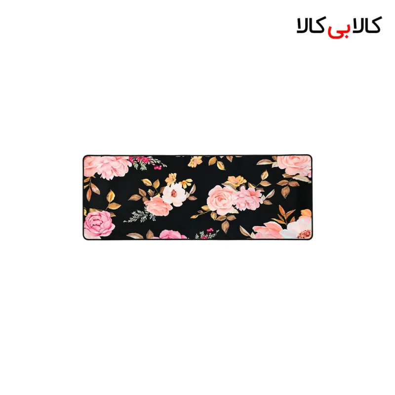 ماوس پد گیمینگ 70x30 طرح گل