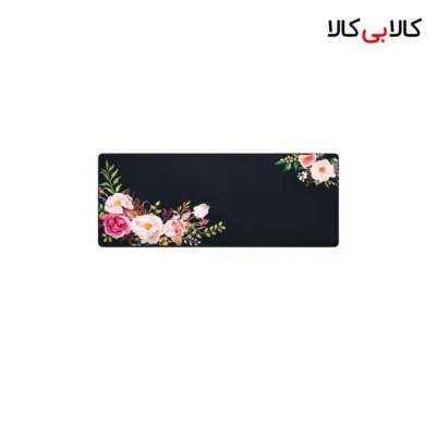 ماوس پد گیمینگ 70x30 طرح گل