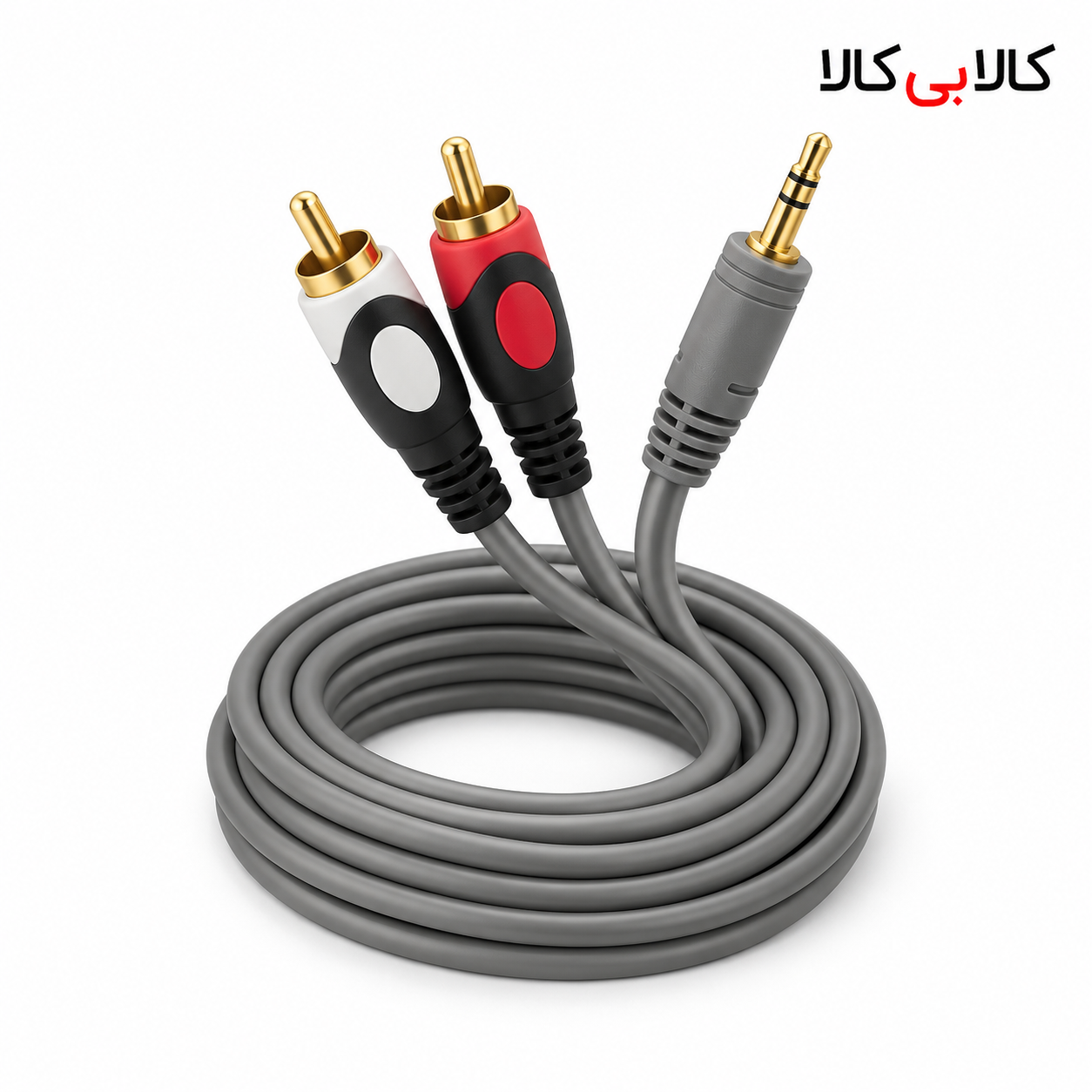کابل صدا ۱ به ۲ اورنج (AUX به RCA) طول 1.5 متر مدل 221