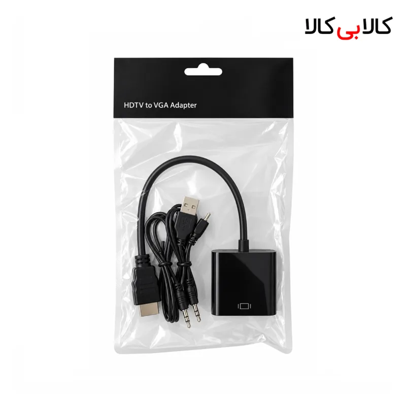 تبدیل HDMI به VGA برق دار مدل 132