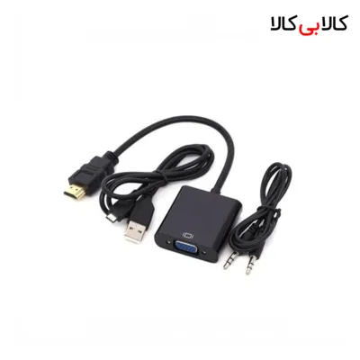 تبدیل HDMI به VGA برق دار مدل 132