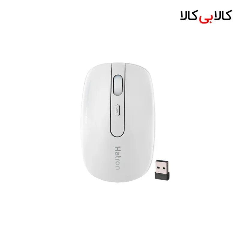 ماوس بیسیم سایلنت هترون مدل HMW112SL رنگ سفید