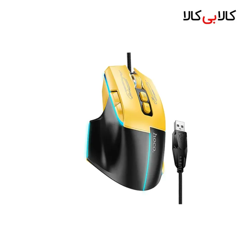 ماوس گیمینگ با سیم هوکو مدل GM31 Overlord با نورپردازی چندرنگ