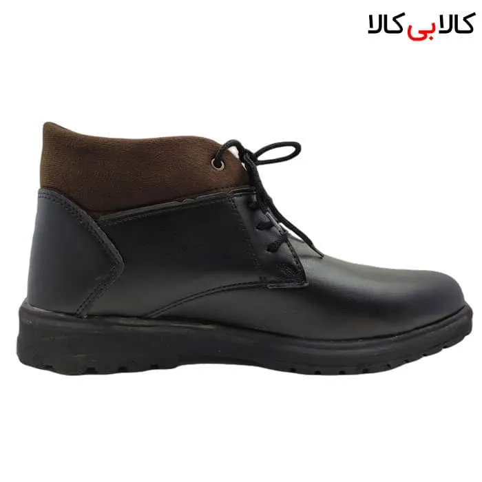 نیم بوت مردانه مدل گوچی مشکی مدل 2876