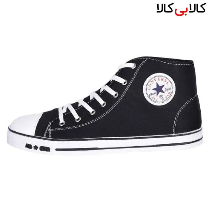 کفش راحتی زنانه طرح آل استار مشکی مدل 7577