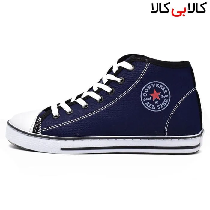 کفش راحتی زنانه طرح آل استار آبی مدل 7577