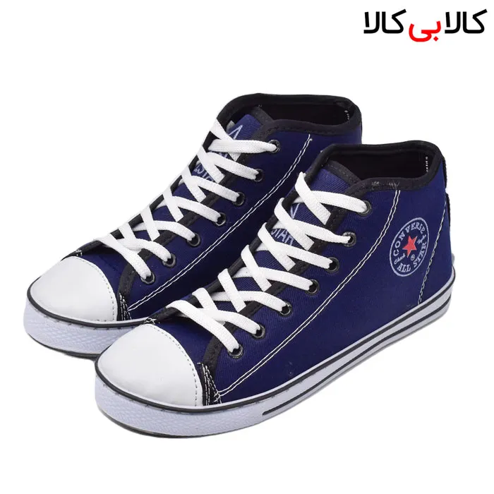 کفش راحتی زنانه طرح آل استار آبی مدل 7577