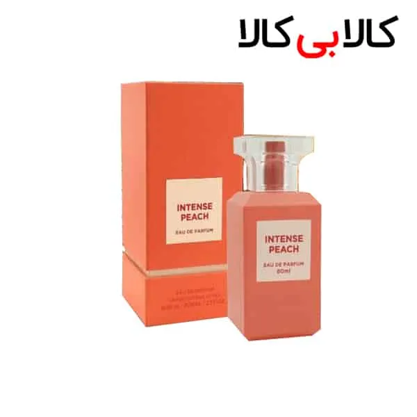 ادو پرفیوم فراگرنس ورد اینتنس پیچ Fragrance world intense peach زنانه و مردانه حجم 80 میلی لیتر