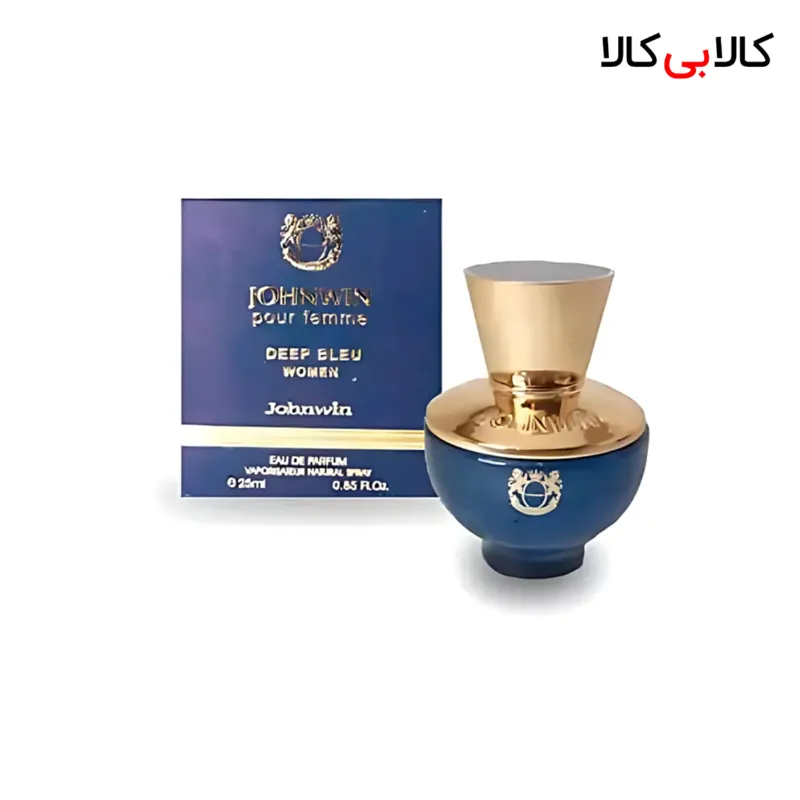 عطر جیبی جانوین دیپ بلو پور فم زنانه حجم 25 میلی لیتر